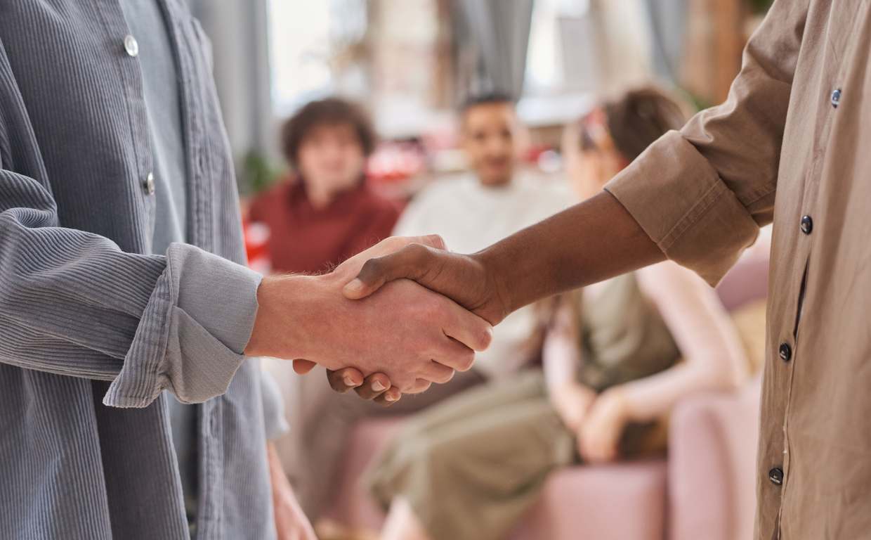 A handshake